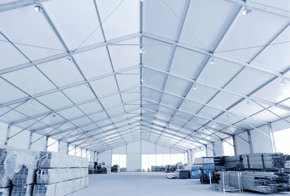 30m warehouse tent | industrial storage tent